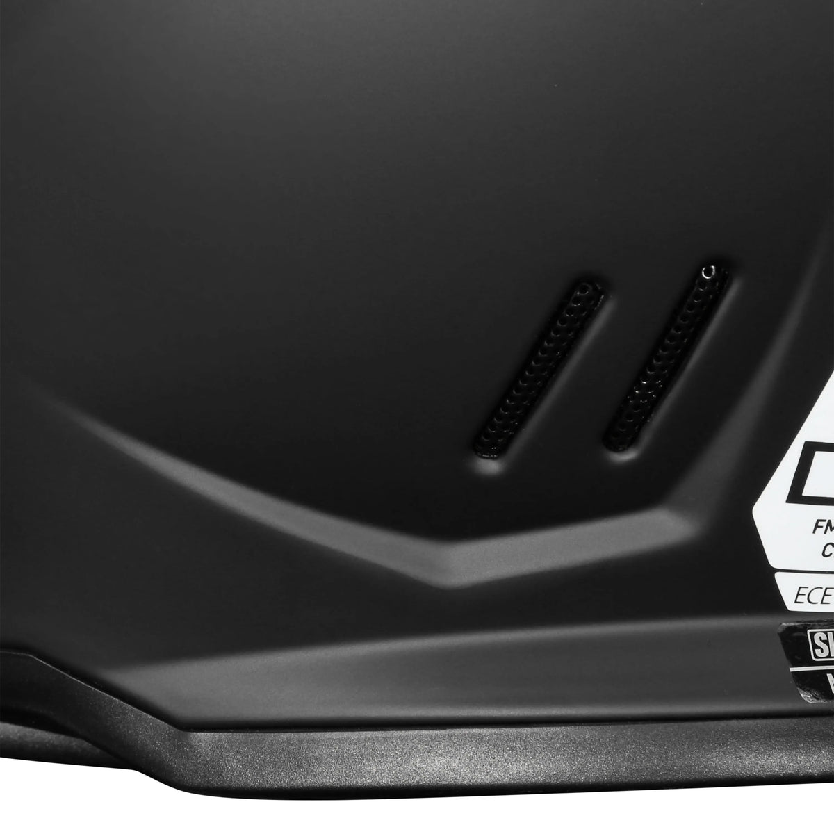 Simpson Xcursion Solid Matt Black Adventure Full-Face Motorcycle Helmet