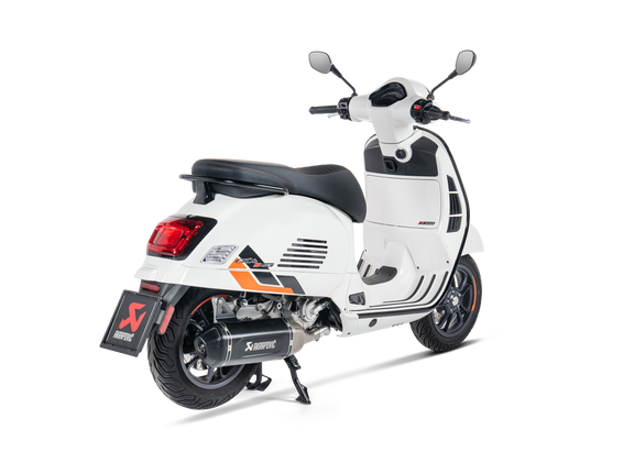 Akrapovic Slip-On Line Einddemper RVS Zwart Vespa GTS 310 2024-2025, productfoto 3