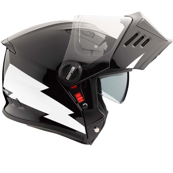 Simpson Darksome Hellfire System Helmet Motorcycle Helmet Pinlock Sun Visor