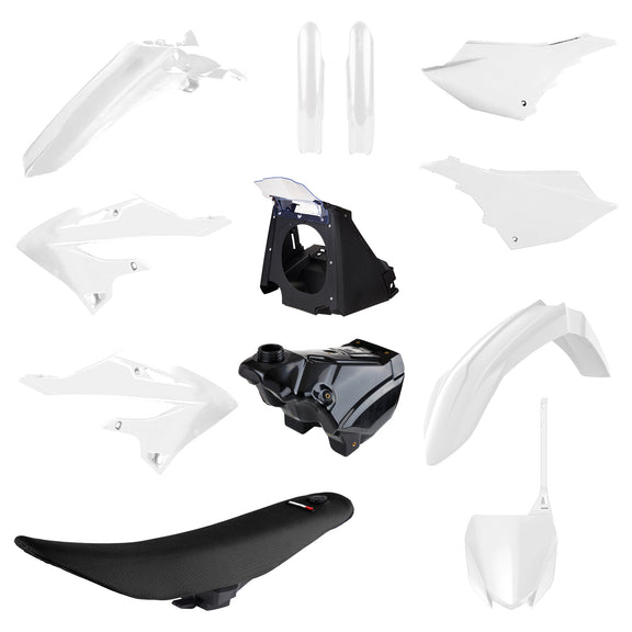 Polisport Plasticset (restyle) Wit YAMAHA YZ125/YZ250 2002-2021