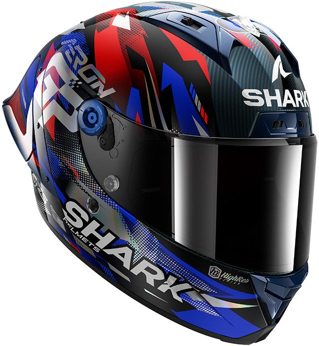 Aeron-gp Fim Racing #1 Replica Zarco Victory 2025 Carbon Blue Chrome