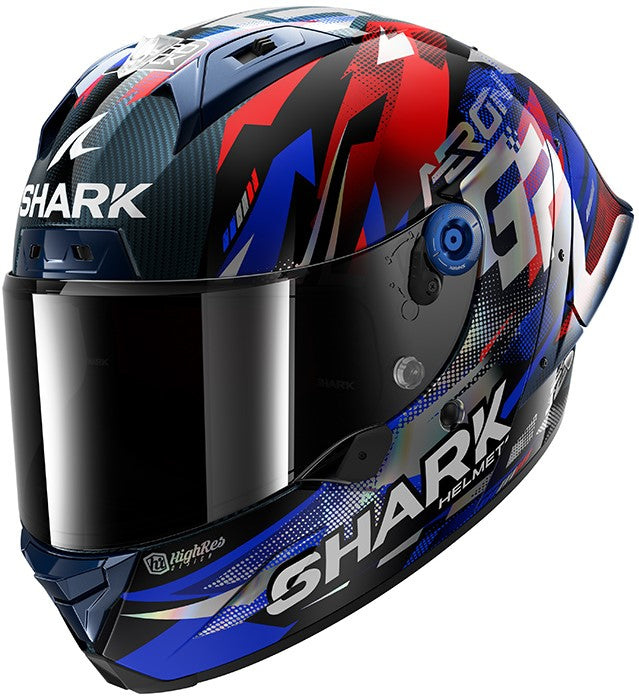 Aeron-gp Fim Racing #1 Replica Zarco Victory 2025 Carbon Blue Chrome