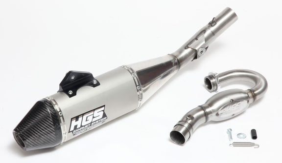 HGS Compleet uitlaatsysteem 4-takt carbon Kawasaki KX450F 2019-2023