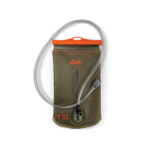 Albek reservewaterzak 1,5 liter met M'Sile bijtventiel