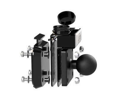 Anti-theft lock Zumo XT2 &amp; XT (lock plate + lockable RAM knob)