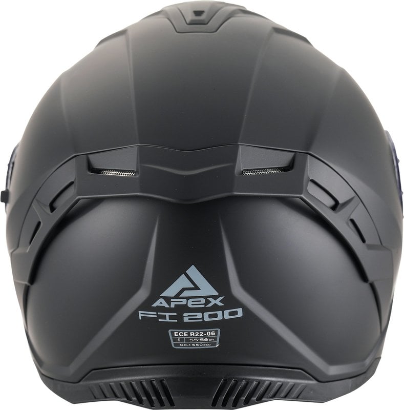 APEX Helmet FI200 Solid matt black