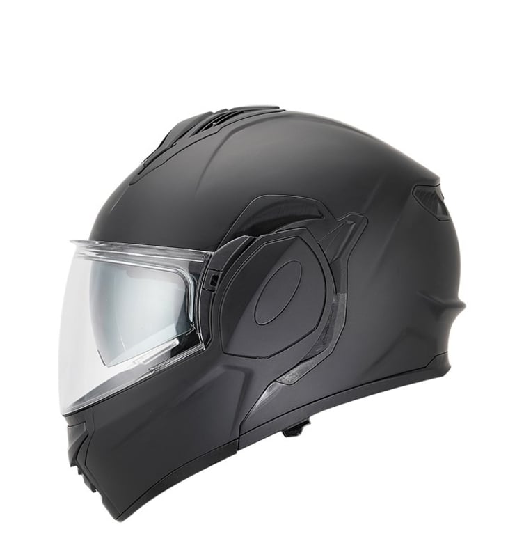 APEX MI200 Flip-over helmet matt black
