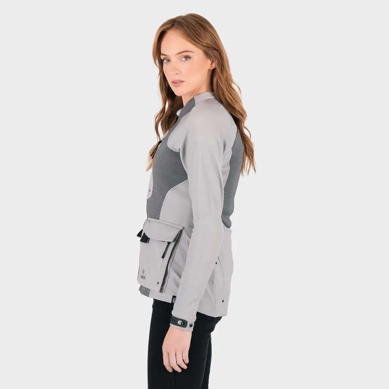 Knox Tor Dames Armoured Motorcycle Jacket Light Grey – AA Motorcycle Jacket