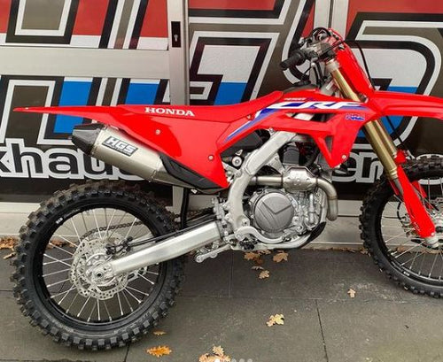 HGS Compleet uitlaatsysteem 4-takt carbon grijs Honda CRF450R / CRF450RWE / CRF450RX 2021-2026