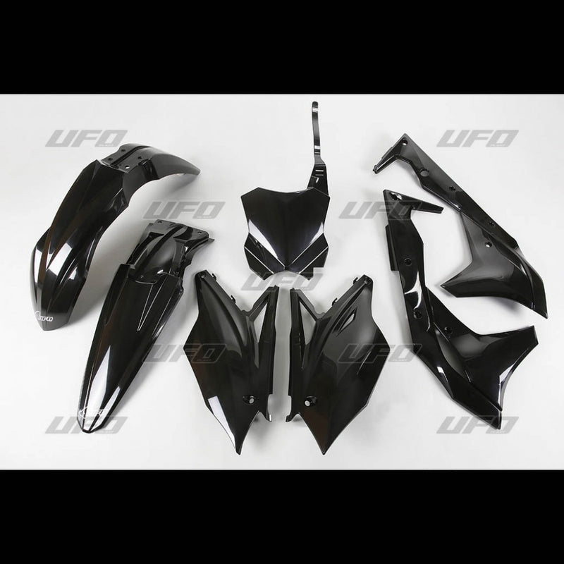 UFO Plasticset Zwart KAWASAKI KX250F 2018-2020