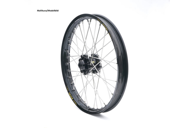 Haan Compleet Wiel 21x2,15 Yamaha Tenere 700 2020-2021 Naaf zwart, Velg zwart
