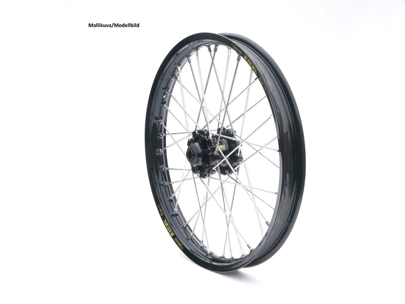Haan Compleet Wiel 21x2,15 Yamaha Tenere 700 2020-2021 Naaf zwart, Velg zwart