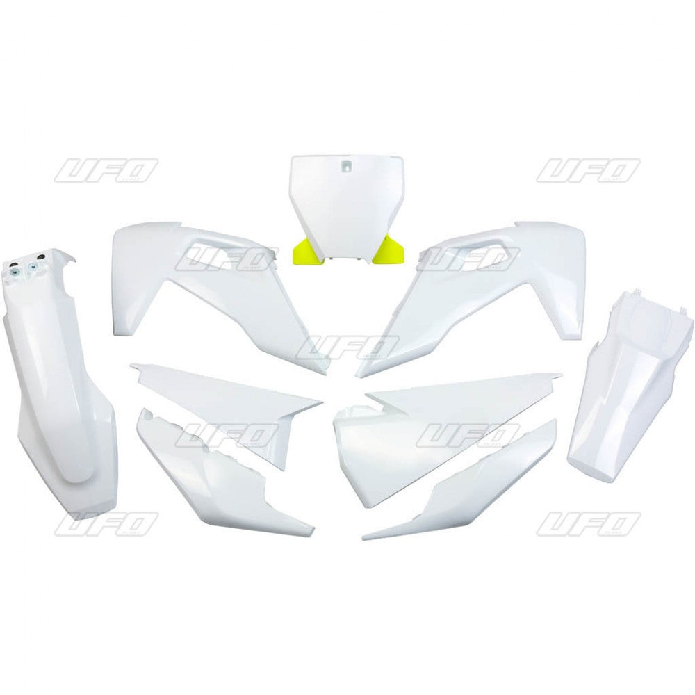 UFO Plasticset Wit HUSQVARNA FC250/FC350 2019-2022