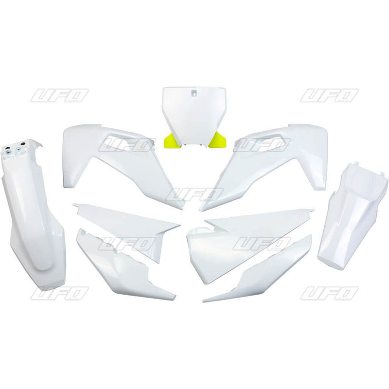 UFO Plasticset Wit HUSQVARNA FC250/FC350 2019-2022