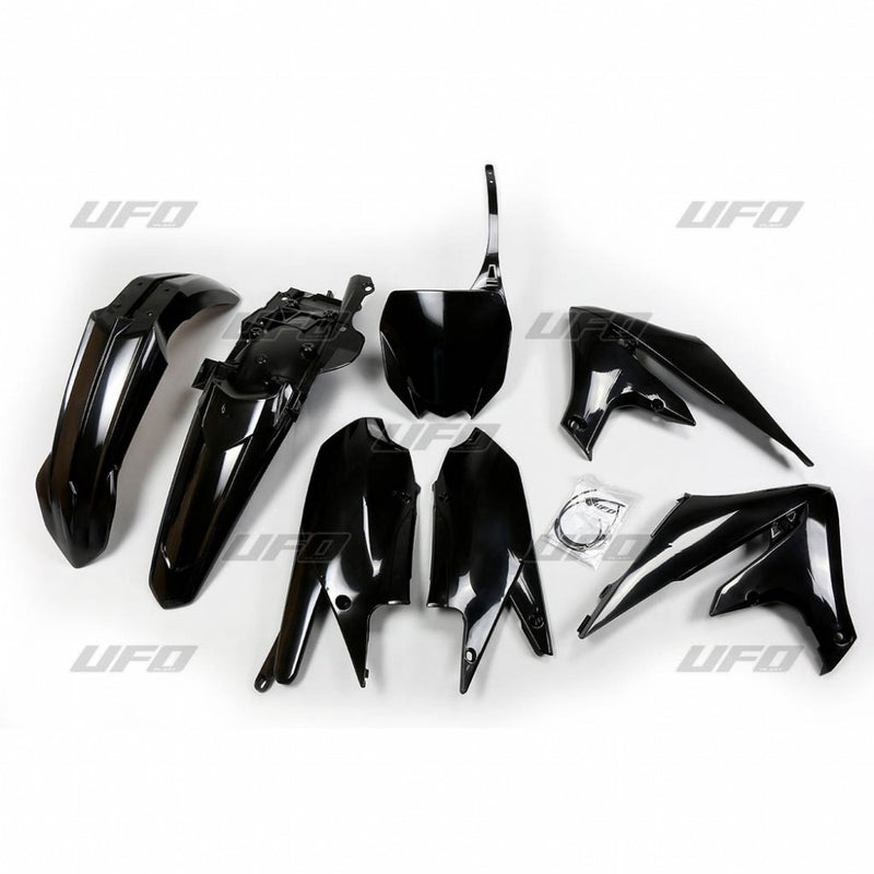 UFO Plasticset Zwart YAMAHA YZ250F/YZ450F