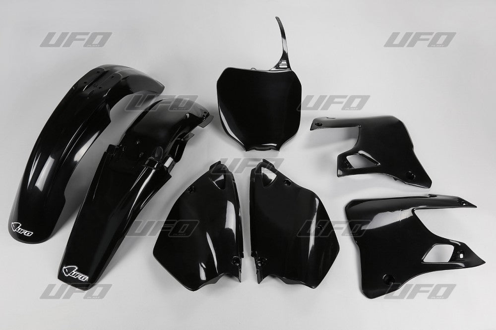 UFO Plasticset Zwart YAMAHA YZ125/YZ250 2000-2001