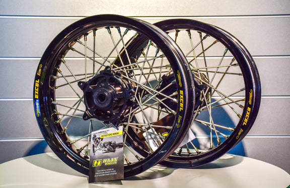 Haan Compleet Wiel 17x5,00 SX&SXF&EXC 1995-2023 Velg zwart, Naaf zwart
