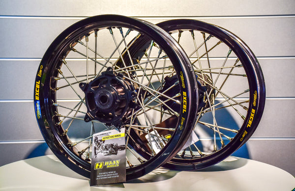 Haan Compleet Wiel 17x5,00 SX&SXF&EXC 1995-2023 Velg zwart, Naaf zwart