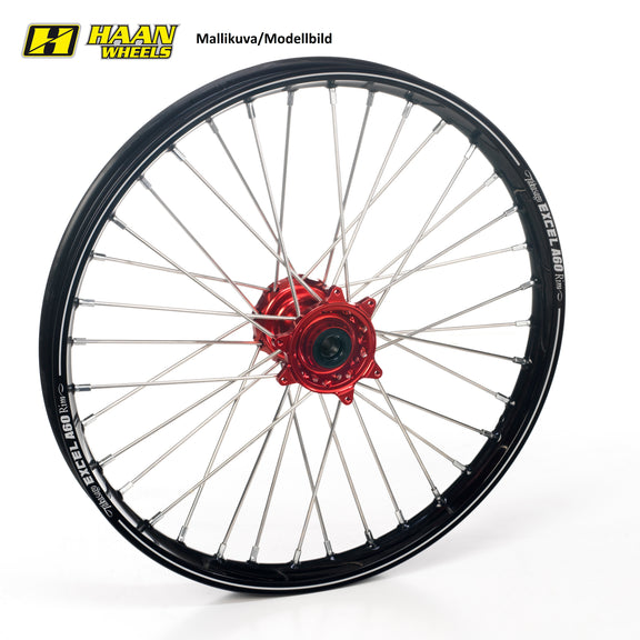 Haan Compleet Wiel 21x1,60 Honda CR 125/250-CRF 250/450 A60 RIM 1995-2026 Naaf rood