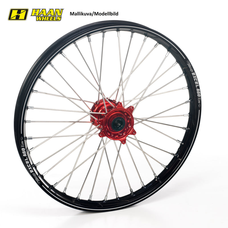 Haan Compleet Wiel 21x1,60 Honda CR 125/250-CRF 250/450 A60 RIM 1995-2026 Naaf rood