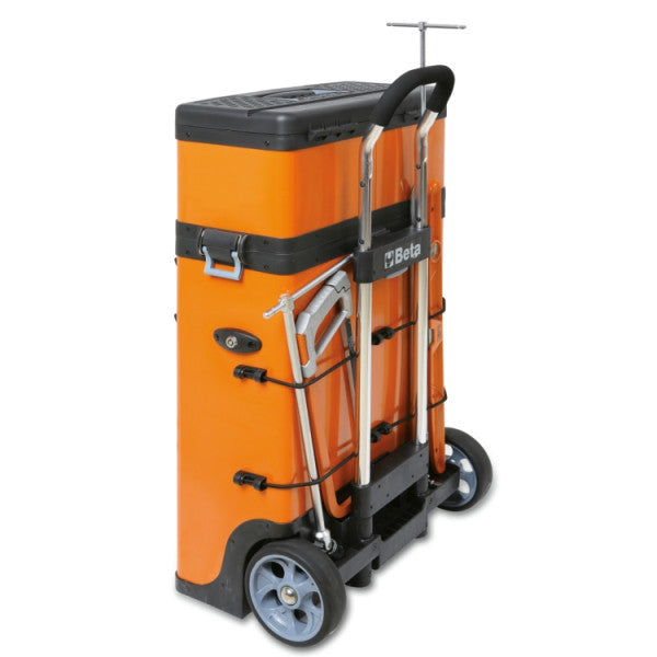 Beta Tools C41H Tool Cart – Modular – With Wheels and Telescopic Handle