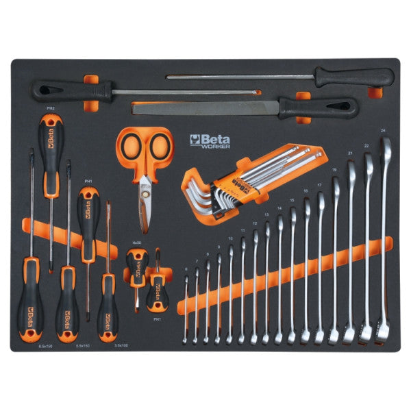 Beta Tools C45PRO 2.0 B7W/196UT Workshop Cabinet – 196-Piece Tool Set