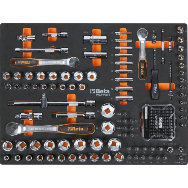 Beta Tools C45PRO 2.0 AX/157UT Werkplaatsmeubel – 157 Delige Toolset – RVS Werkblad