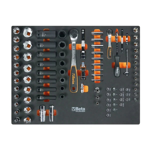 Beta Tools C45PRO 2.0 X/267UT Workshop Workbench – 267 Piece Tool Set – Stainless Steel Worktop