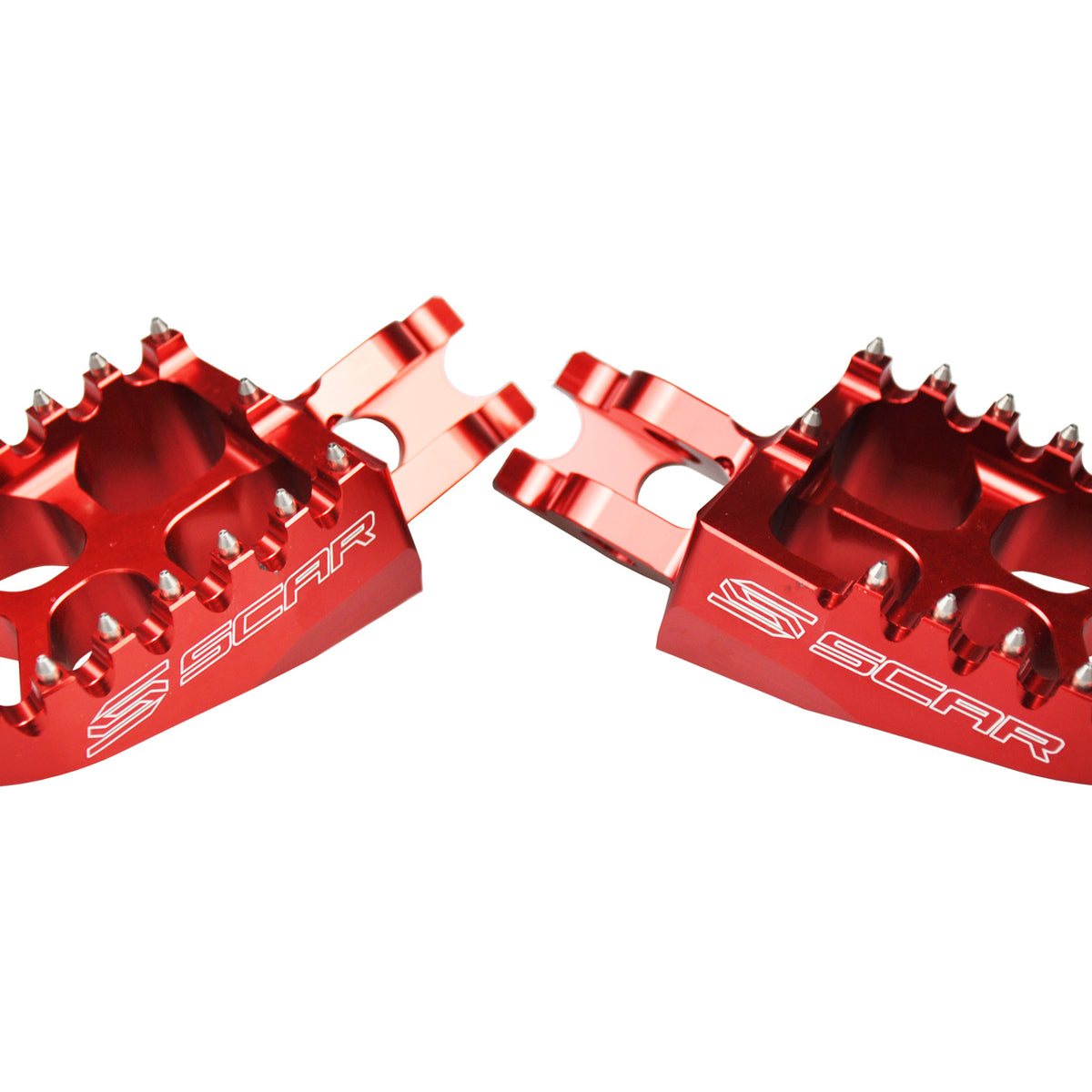 Scar Evolution Voetsteunen Honda/Kawasaki 2002-2025 Rood