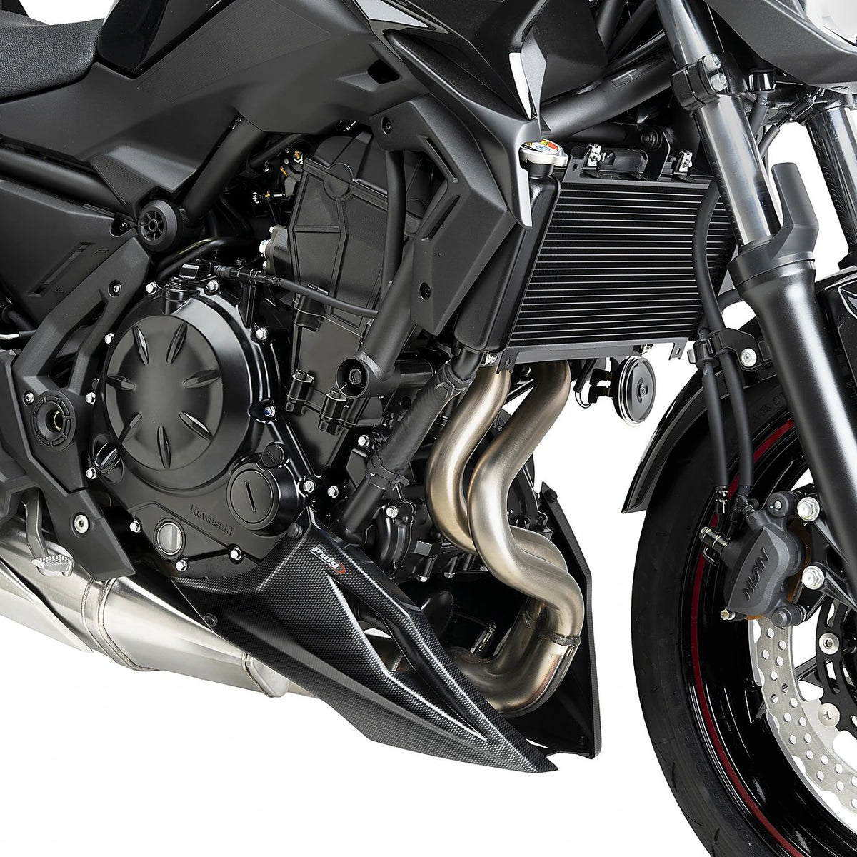 Puig Motorspoiler Kawasaki Z650 (2025 en later) carbonlook
