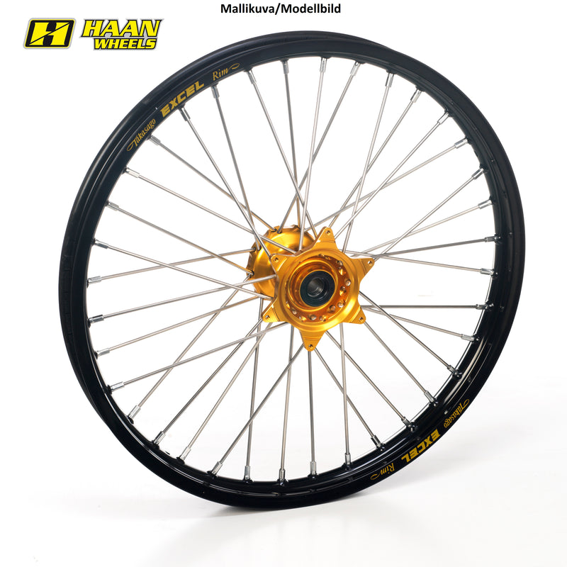 Haan Compleet Wiel 17x1,40 SX85 2012-2025 Velg zwart, Naaf goud