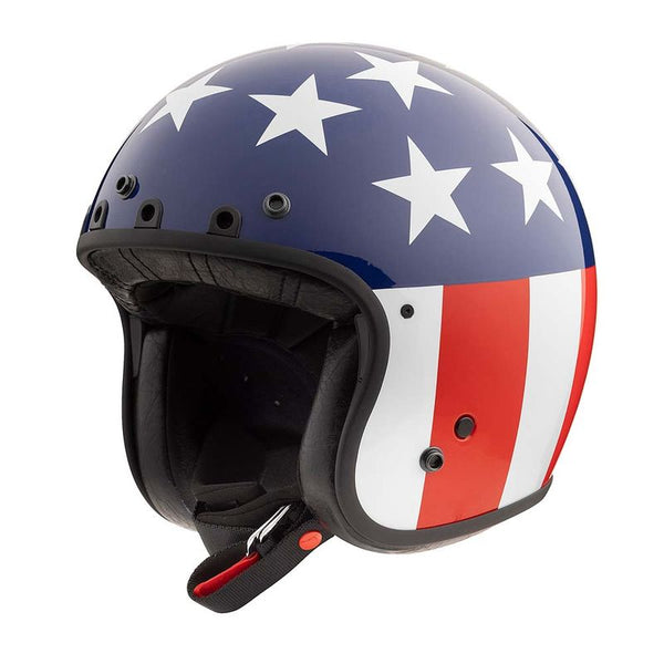 Simpson Chopper Jet Helmet Custom Motorcycle Helmet D-Ring Classic