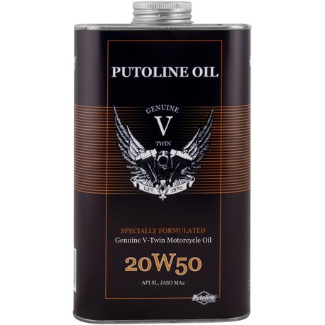 Putoline Genuine V-Twin 20W-50 motorolie 1 liter