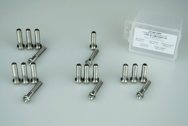 Scar Titanium Boutenset Voorzijde 250/300EXC 250/350/450 EXCF 2016-2023