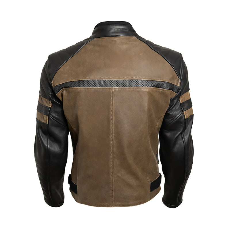 CLAW Ray leather jacket Black/Brown