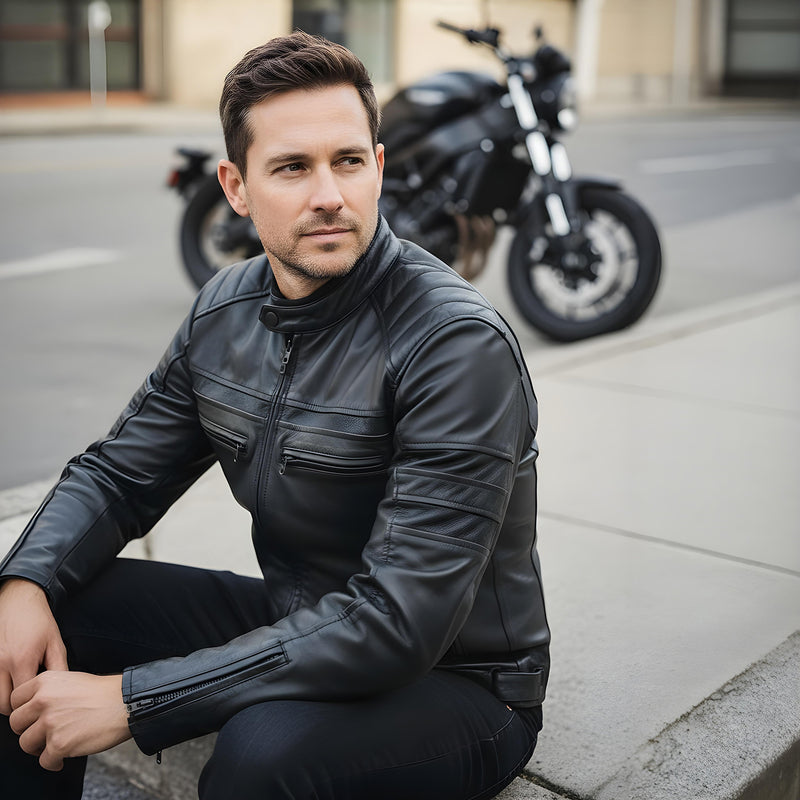 CLAW Ray Leather Jacket black