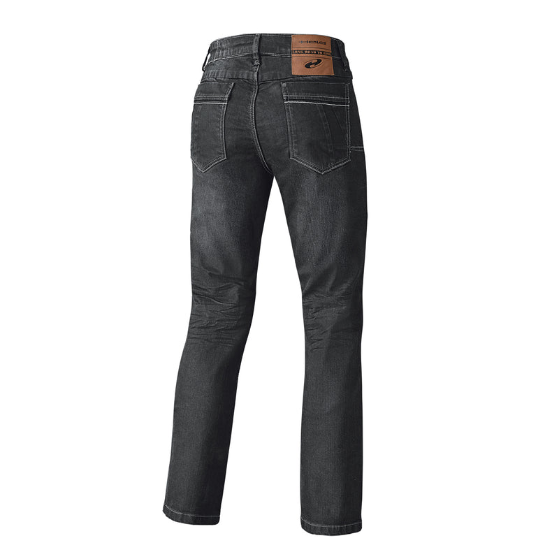 Crane Stretch Motorjeans Black