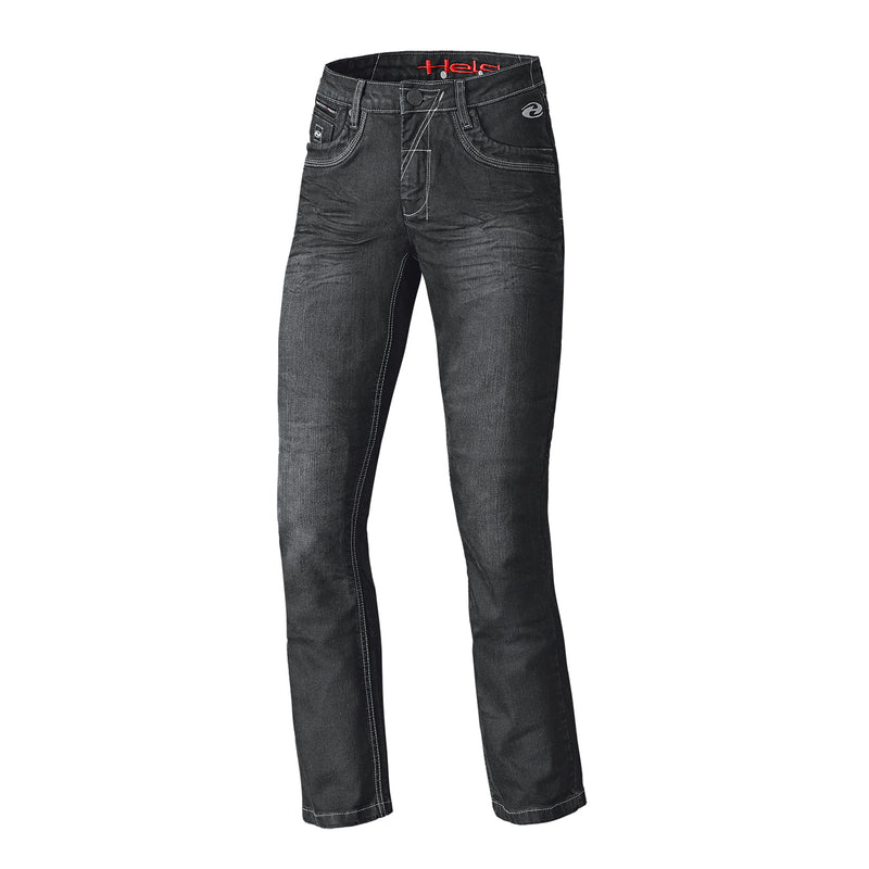 Crane Stretch Motorjeans Black