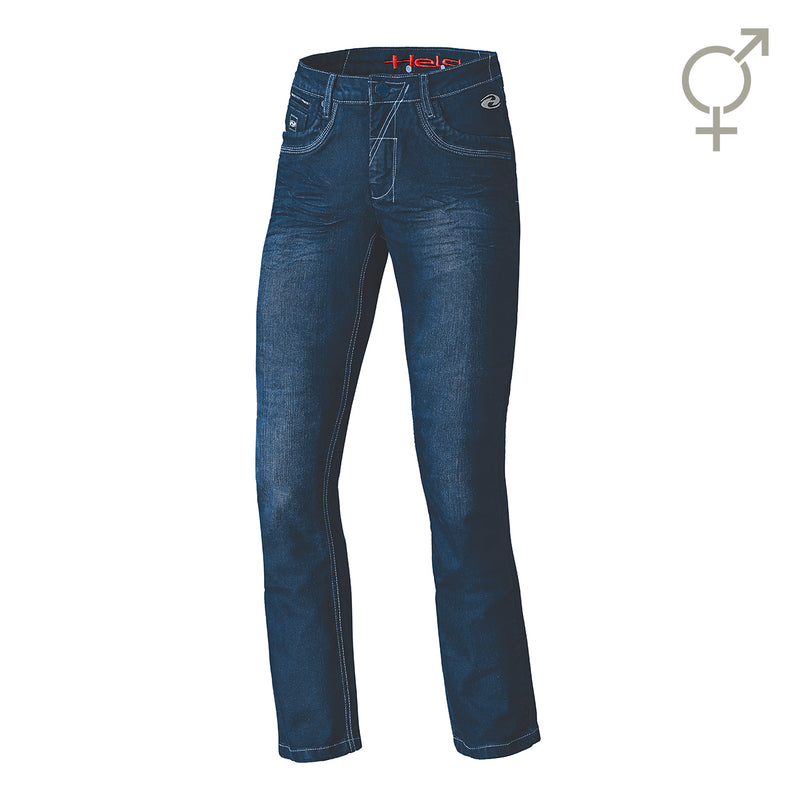 Crane Stretch Motorjeans Denim Blue