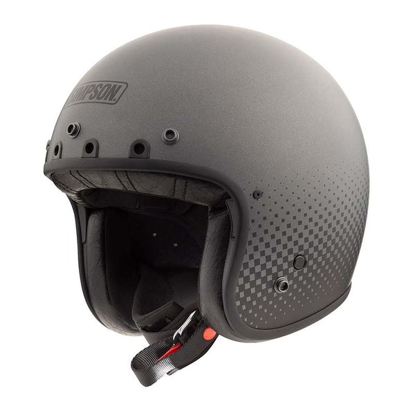 Simpson Chopper Raster Jet Helmet Custom Motorcycle Helmet D-Ring
