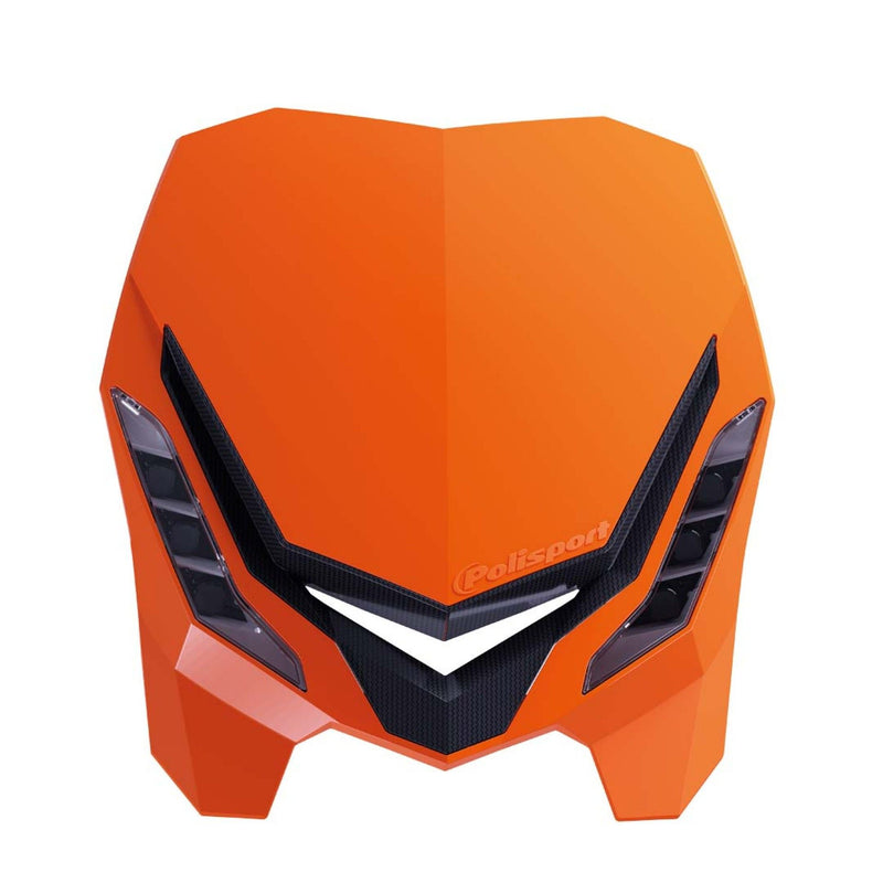 Polisport Koplamp Zwart E-Blaze ORK-16