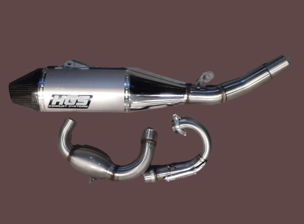 HGS Compleet uitlaatsysteem 4-takt carbon Fantic XX250F / Yamaha YZ250F / Yamaha YZ250FX 2019-2026