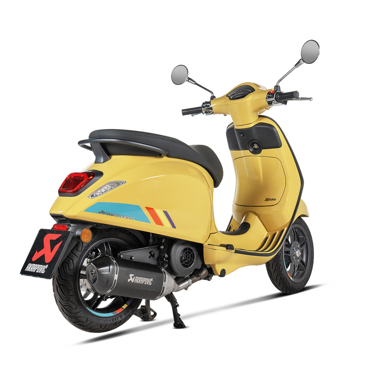 Akrapovic Slip-On Line Einddemper RVS Zwart Vespa Primavera 125 2024-2025, productfoto 3