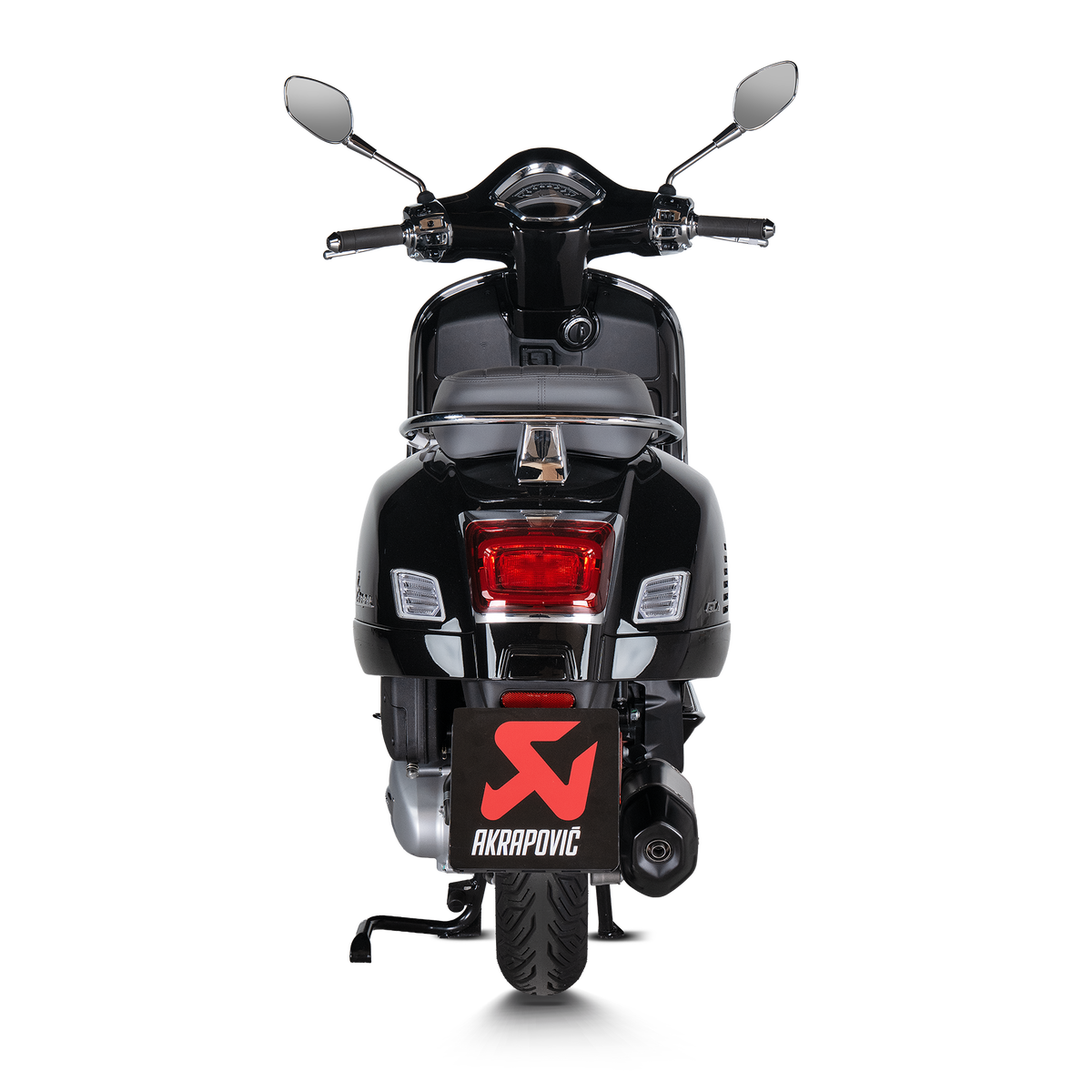 Akrapovic Slip-On Line Einddemper RVS Zwart Vespa GTS 125 2024-2025, productfoto 5