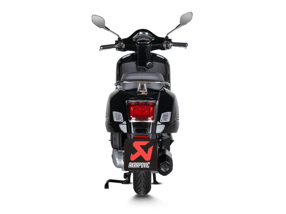 Akrapovic Slip-On Line Einddemper RVS Zwart Vespa GTS 125 2024-2025, productfoto 5