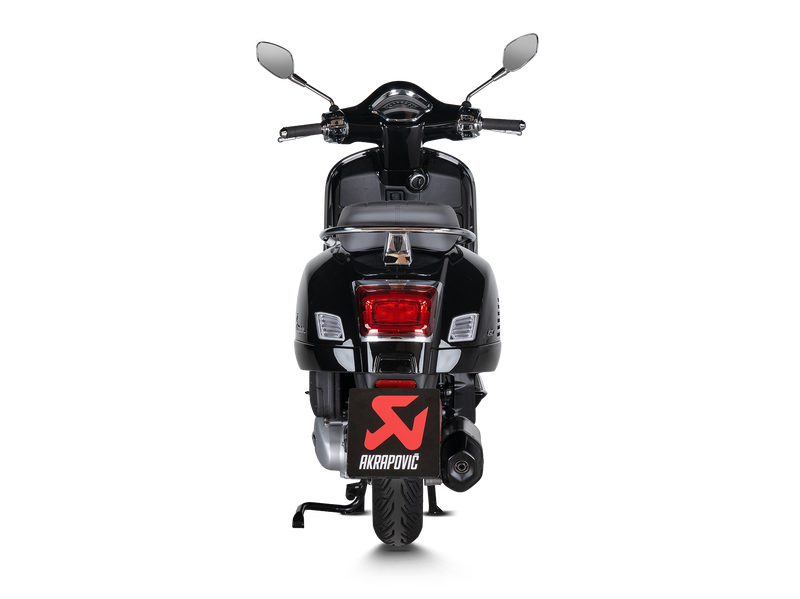 Akrapovic Slip-On Line Einddemper RVS Zwart Vespa GTS 125 2024-2025, productfoto 5