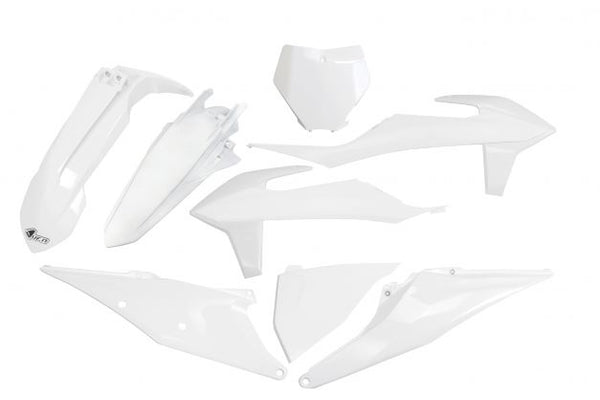 UFO Plastic Kit White KTM 125 SX/150 SX 2019-2022