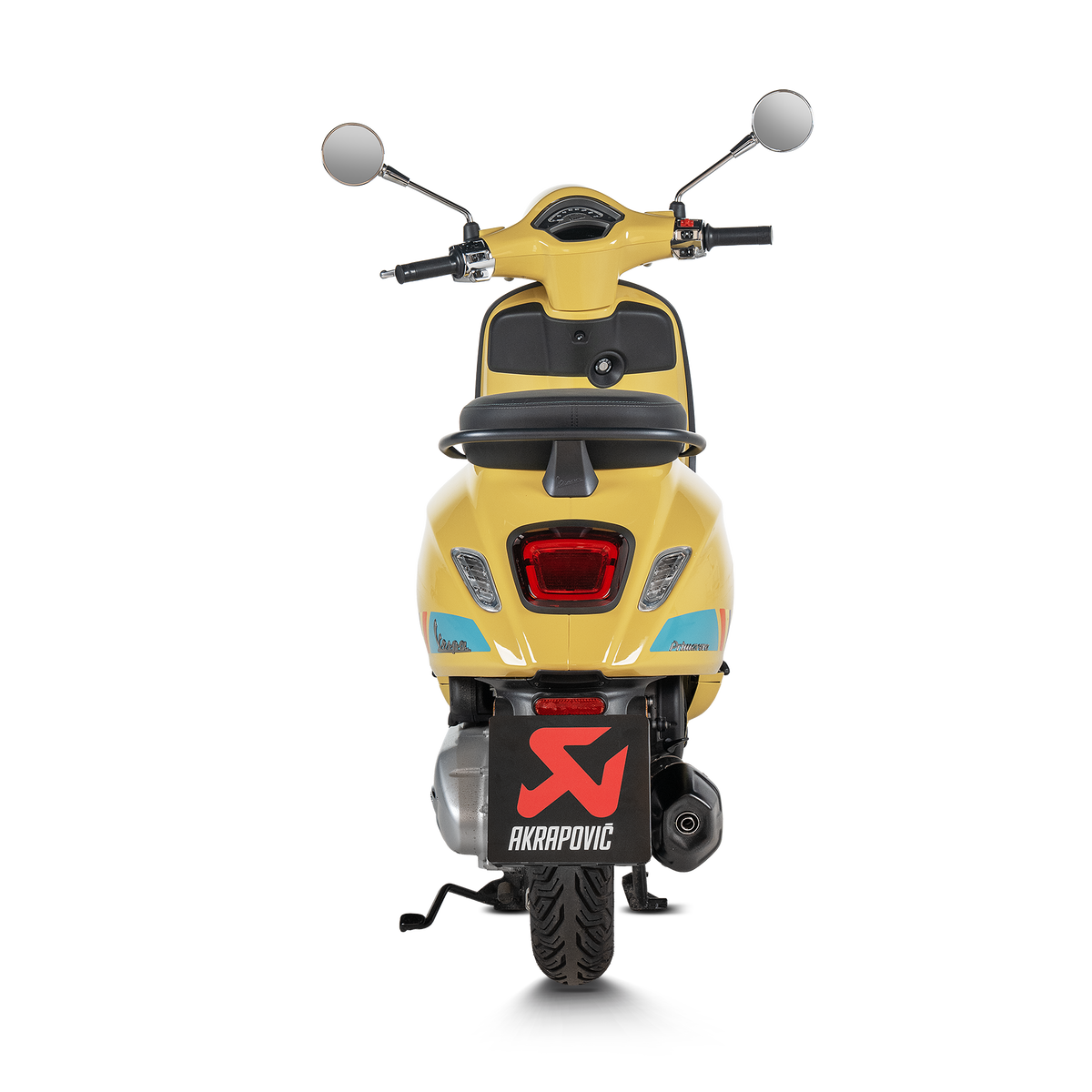 Akrapovic Slip-On Line Einddemper RVS Zwart Vespa Primavera 125 2024-2025, productfoto 4