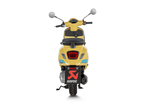 Akrapovic Slip-On Line Einddemper RVS Zwart Vespa Primavera 125 2024-2025, productfoto 4