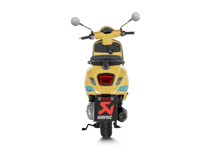 Akrapovic Slip-On Line Einddemper RVS Zwart Vespa Primavera 125 2024-2025, productfoto 4